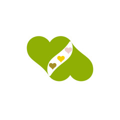 Deux coeurs Self love