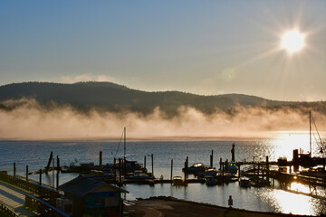 Mist in the bay