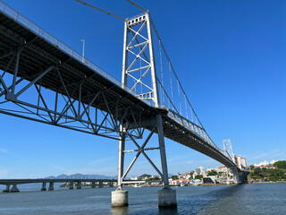 Ponte Hercílio Luz em Florianópolis