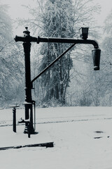 Schmalspurbahn Brocken Dampf Befüller