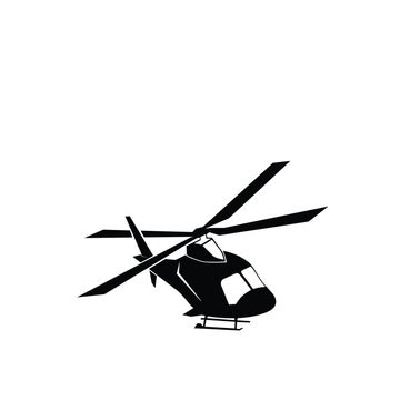 recommend clip art: Helicopter logo silhouette