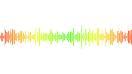 Abstract Sound Waves Speaker Voice Waveform Audio BGM Isolated Transparent Alpha PNG