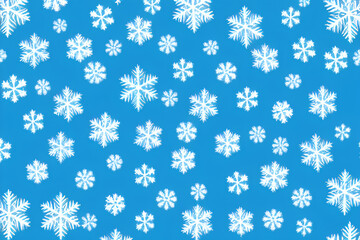 seamless pattern with snowflakes