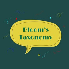 Bloom’s taxonomy 