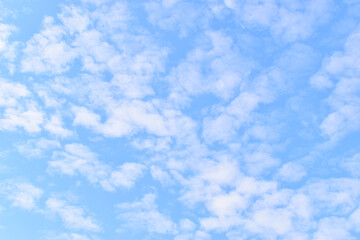 white cloud on blue sky, natural background