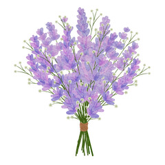 lavender watercolor bouquet.