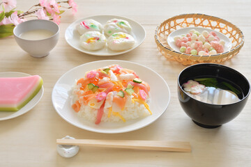 ひなまつり　ちらし寿司