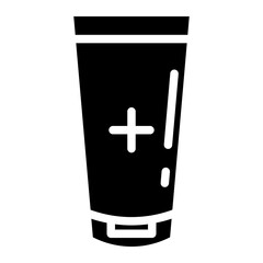 Obraz premium antibacterial gel glyph