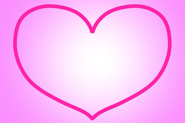 pink valentine heart
