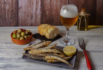 fried fish dish typical of andalucia, spain © JOSEANTONA