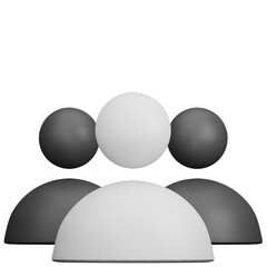 people leader 3d illustration