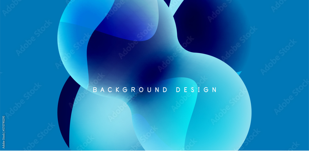 Aufkleber Bright abstract background glossy shiny circle and sphere composition. Minimalist geometric vector Illustration For Wallpaper, Banner, Background, Card