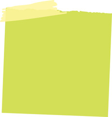 Sticky note. Reminder paper