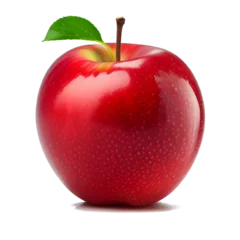 Fotobehang red apple isolated on white © I LOVE PNG