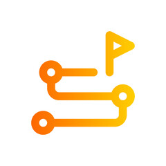 strategy gradient icon