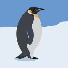 Emperor Penguin on the ice