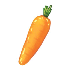 carrots isolated on white