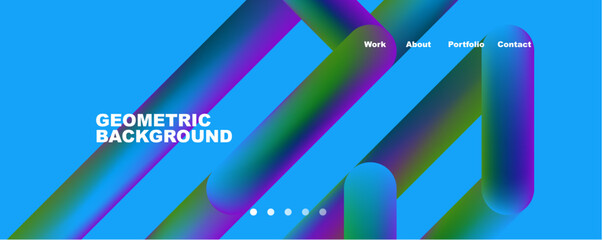 Trendy color overlapping lines abstract background. Vector Illustration For Wallpaper, Banner, Background, Card, Book Illustration, landing page