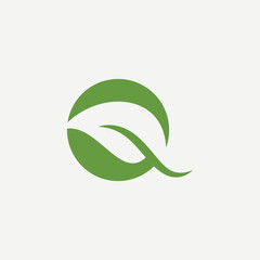 Creative Modern Natural Leaf Logo Design