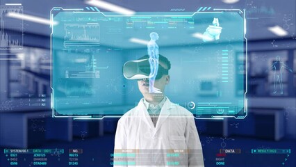Application of vr virtual reality technology in smart medical care - Powered by Adobe