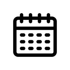 calendar line icon