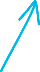 Hand drawn arrow black sign or symbol element doodle design