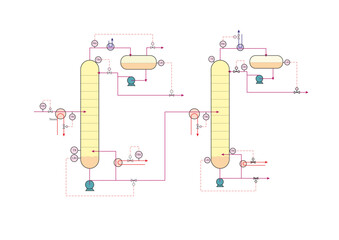 Controls of Interconnected Columns