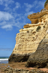 Scenic view of the Algarve Coast at Armacao de Pera