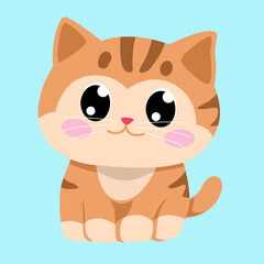 Cute cat cartoon