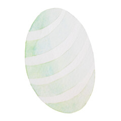 easter green eggs watercolor clipart