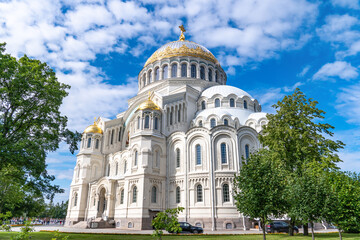 Naval Orthodox Cathedral of St. Nicholas in Kronstadt, Kotlin Island, Saint Petersburg, Russia