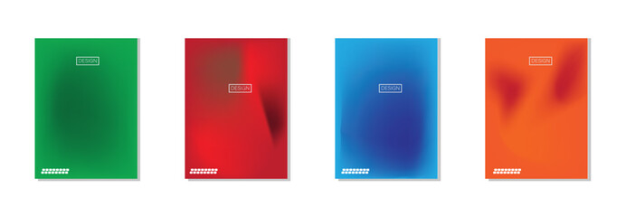 abstract backgrounds collection with beautiful smooth gradation colors, colorful backgrounds for poster flyer banner backdrop.vertical banner.cool fluid background vector illustration.