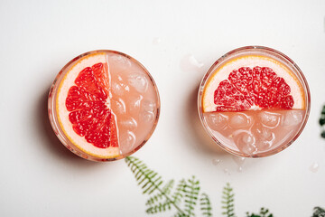 Grapefruit cocktail.