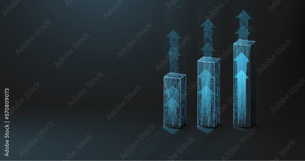 Aufkleber Digital data network connections. Analysis and Information storage system. Data center. BIG Data machine. Vector illustration