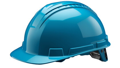 blue hard hat, blue hard hat, Modern blue hard hat protective safety helmet, Transparent  - obrazy, fototapety, plakaty