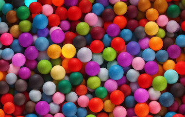 Fototapeta na wymiar smooth colorful pebbles