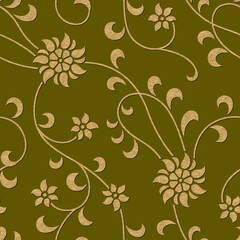 Geometrical Golden Foil Design with background