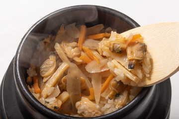 あさり釜飯　あさりご飯