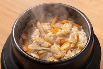 あさり釜飯　あさりご飯
