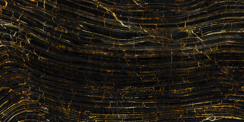 black marble with golden veins ,Black marbel natural pattern for background, abstract black white...