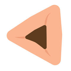 Traditional purim cookie homentashen