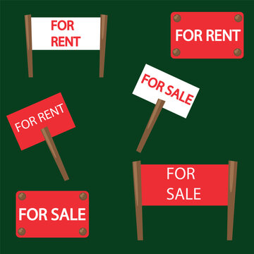 A bright sign, a banner for your discounts. Sale.