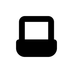 laptop glyph icon