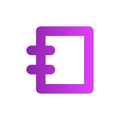 notebook gradient icon