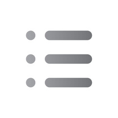 Obraz premium open menu two tone gradient icon