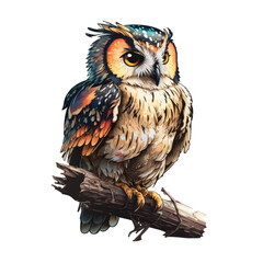 Owl, Generated AI.