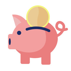 Piggy bank icon