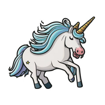 Magic fairytale pony unicorn