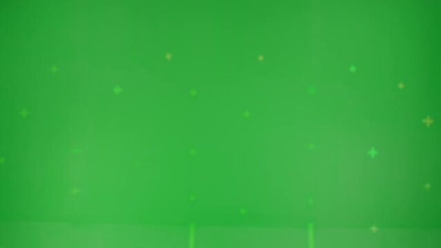 Close-up of male hand hold wireless bank payment POS terminal to process acquire credit card payments on green screen background. Copy space mock up advertising