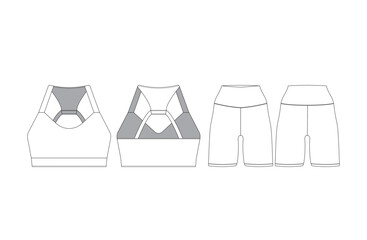 sports and activewear women bra black and white